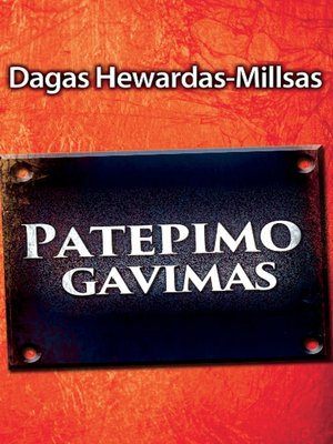 cover image of Patepimo gavimas
